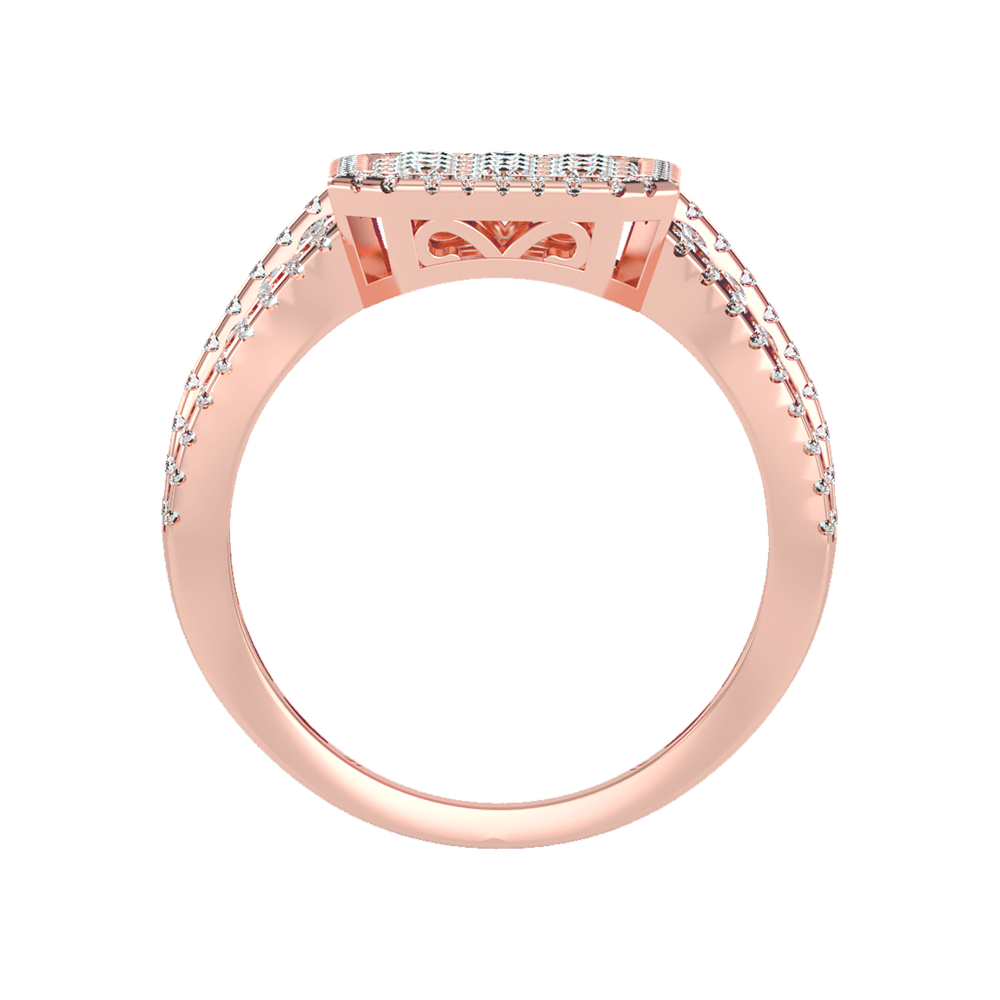 Celestial Diamond Men's Ring In 925 Sterling Silver - Four
