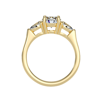 Celestial Halo Solitaire Ring - Two