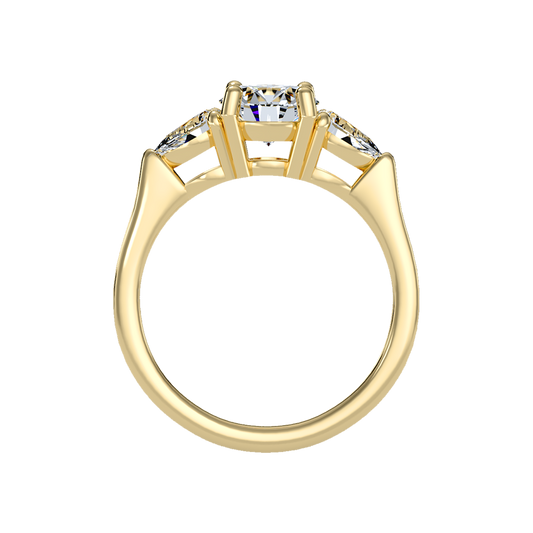Celestial Halo Solitaire Ring - Two