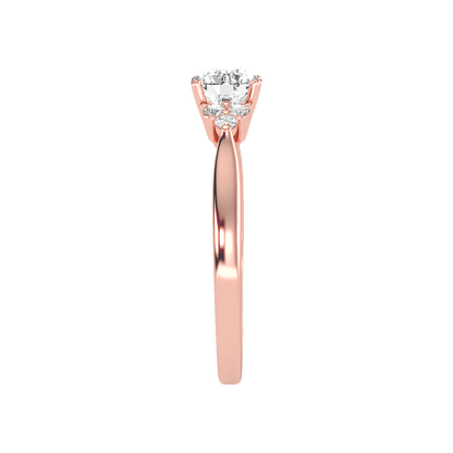 Celestial Solitaire Ring In 925 Sterling Silver - Twelve