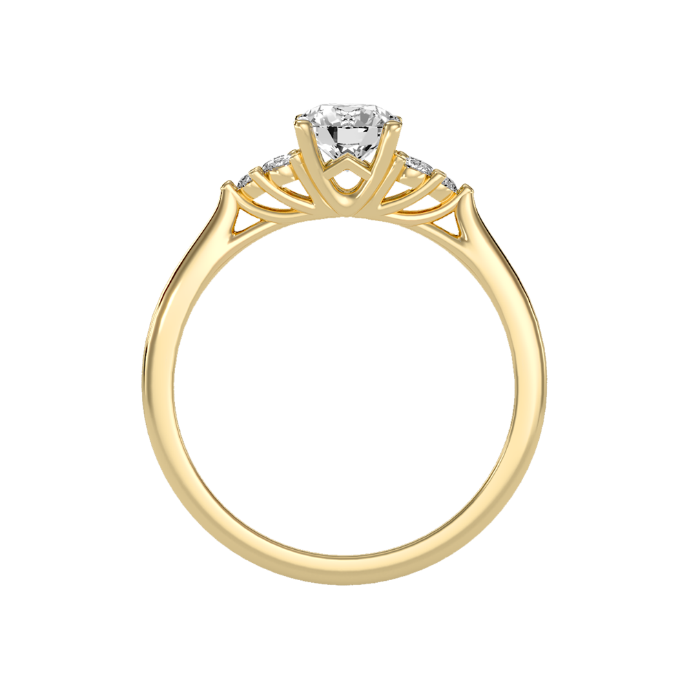 Celestial Solitaire Ring - Three