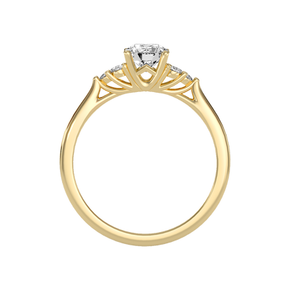 Celestial Solitaire Ring - Three
