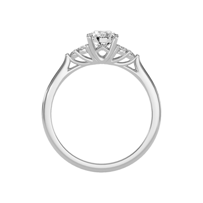 Celestial Solitaire Ring In 925 Sterling Silver - Eight
