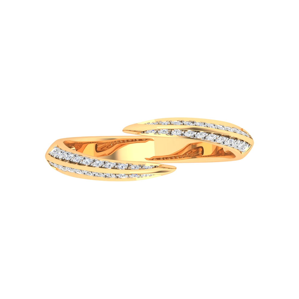 Cele Fiesta Diamond Ring In 925 Sterling Silver - Ten