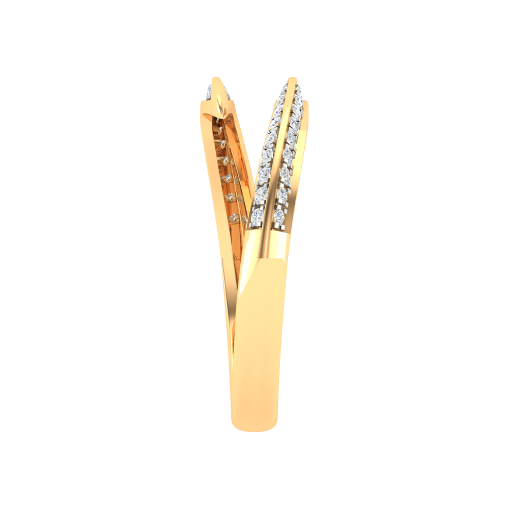 Cele Fiesta Diamond Ring In 925 Sterling Silver - Eleven