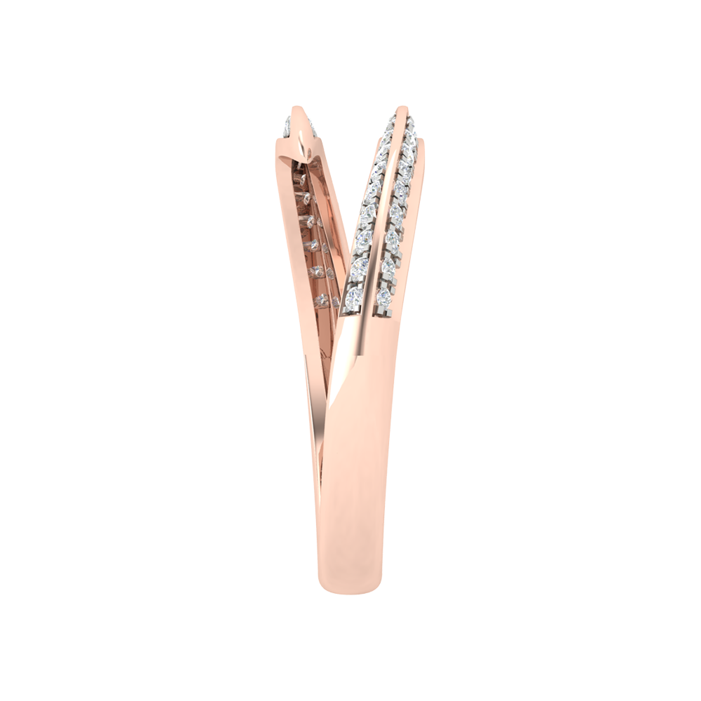 Cele Fiesta Diamond Ring In 925 Sterling Silver - Three