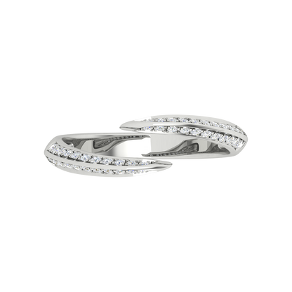 Cele Fiesta Diamond Ring In 925 Sterling Silver - Six