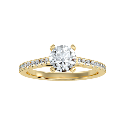 Cele Ocean Solitaire Ring - Ten