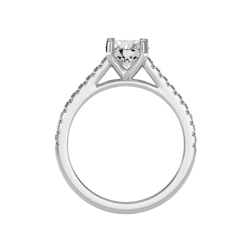 Cele Ocean Solitaire Ring In 925 Sterling Silver - Two