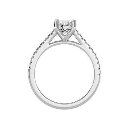 Cele Ocean Solitaire Ring In 925 Sterling Silver - Two