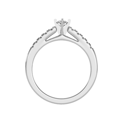 Cele Rose Solitaire Ring - Two