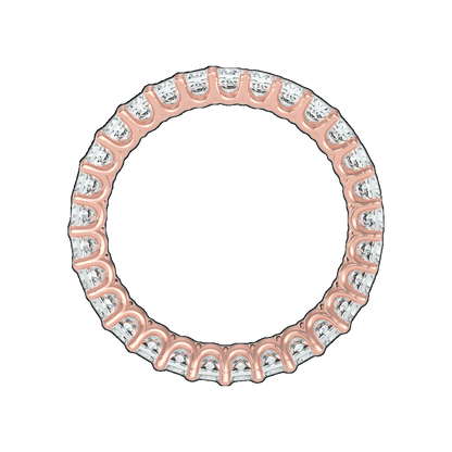 Celsi Diamond Band In 925 Sterling Silver - Nine