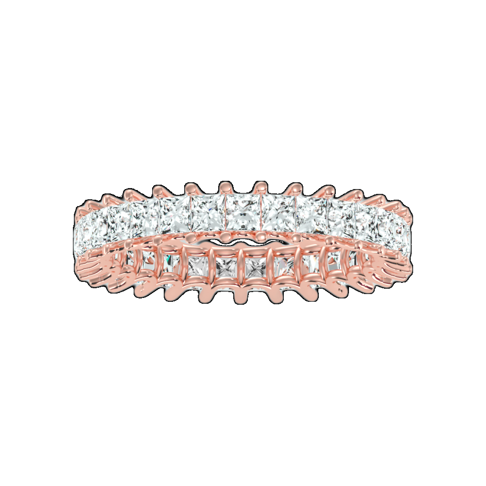 Celsi Diamond Band In 925 Sterling Silver - Twelve