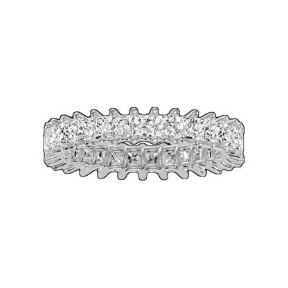 Celsi Diamond Band In 925 Sterling Silver - Four