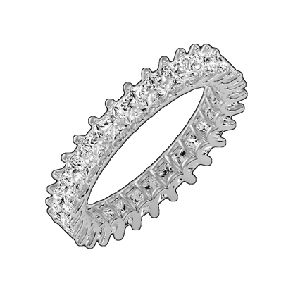Celsi Diamond Band In 925 Sterling Silver - Two