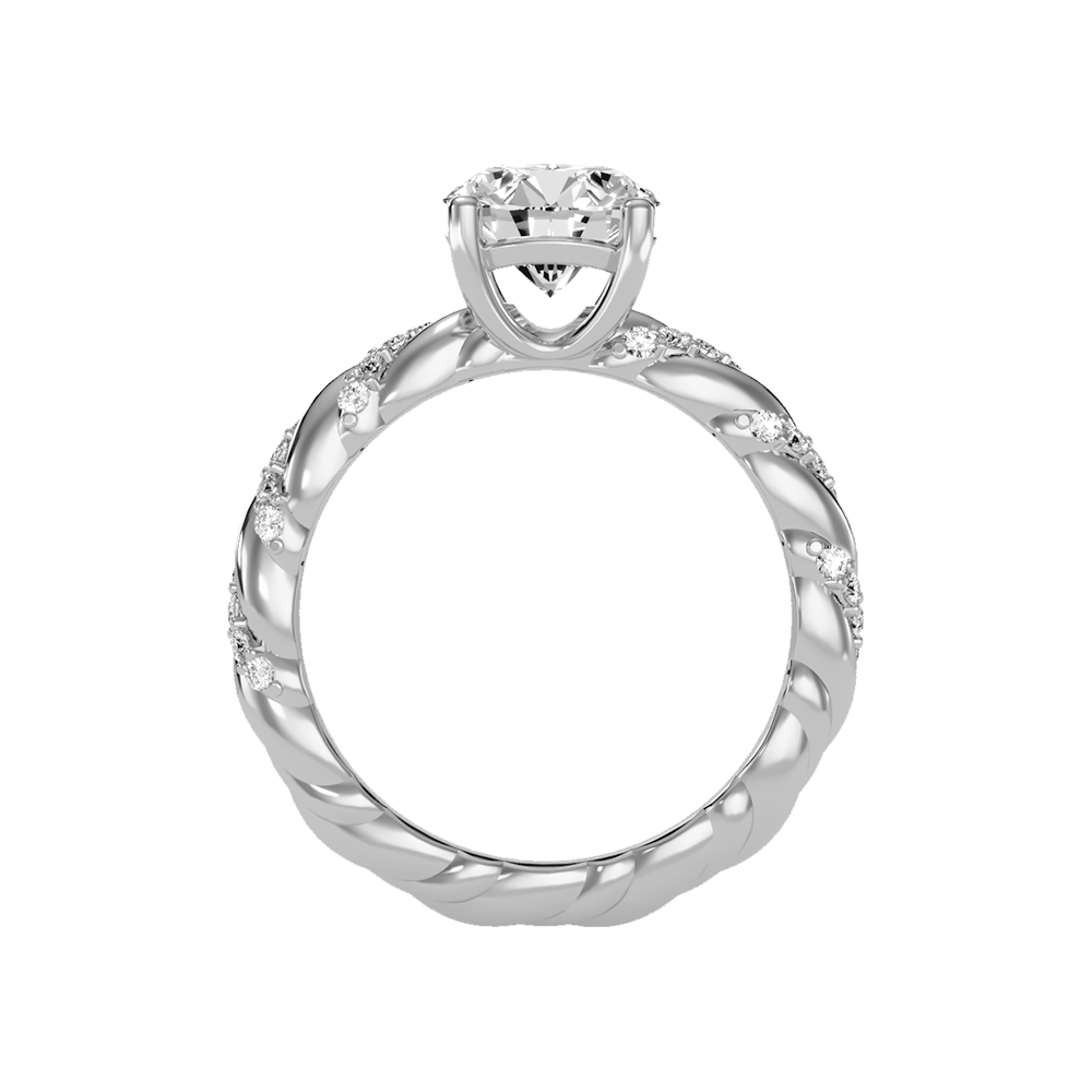 Charmed Diamond Ring In 925 Sterling Silver - Eight