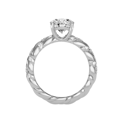 Charmed Diamond Ring In 925 Sterling Silver - Eight