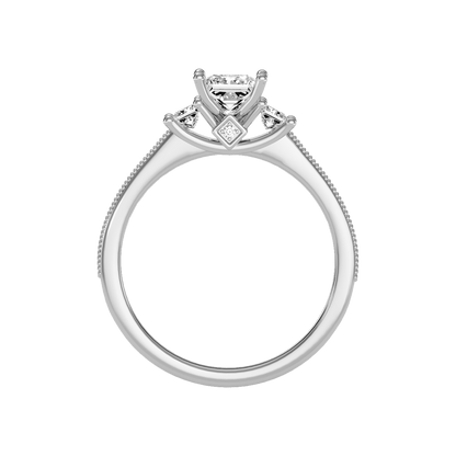Charmed Solitaire Ring In 925 Sterling Silver - Two