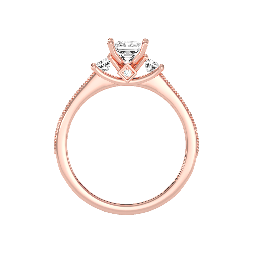 Charmed Solitaire Ring In 925 Sterling Silver - Six