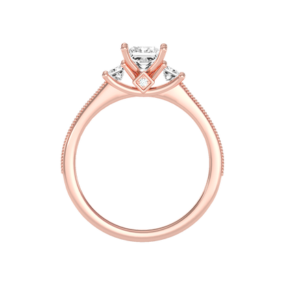 Charmed Solitaire Ring In 925 Sterling Silver - Six