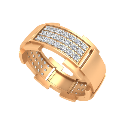 Charming Band Men's Ring - Nine