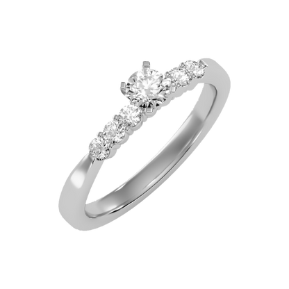 Charming Solitaire Ring - Five