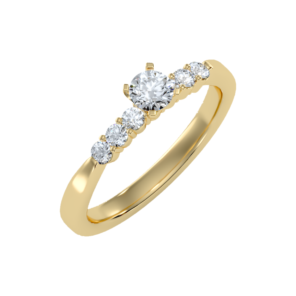 Charming Solitaire Ring - Nine