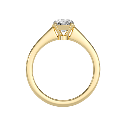 Chatoyer Classic Solitaire Ring In 925 Sterling Silver - Twelve