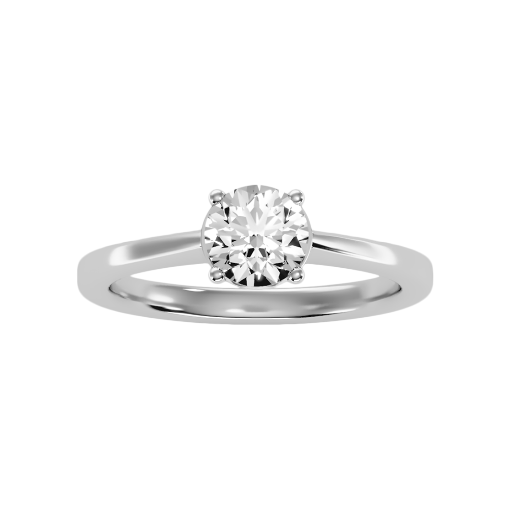 Chatoyer Classic Solitaire Ring In 925 Sterling Silver - Three