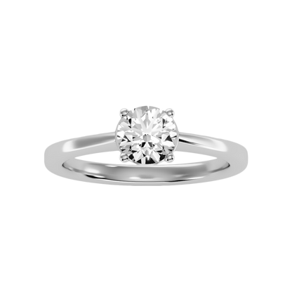 Chatoyer Classic Solitaire Ring In 925 Sterling Silver - Three