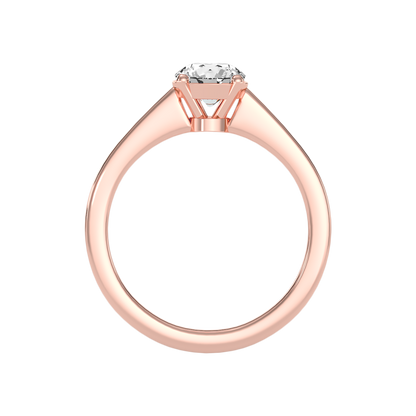 Chatoyer Classic Solitaire Ring In 925 Sterling Silver - Six