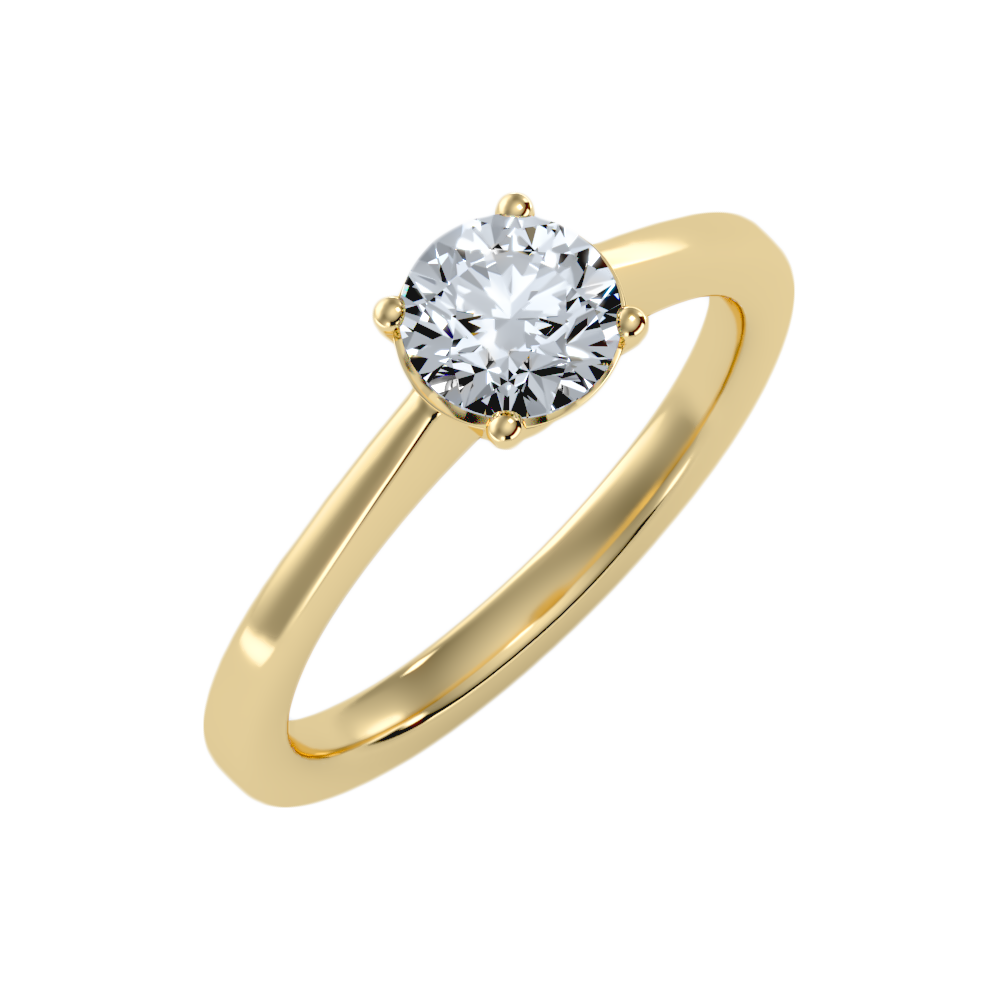 Chatoyer Classic Solitaire Ring - Nine
