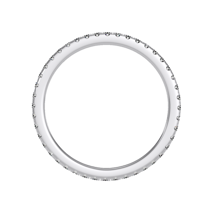 Cherry Eternity Band In 925 Sterling Silver - Two