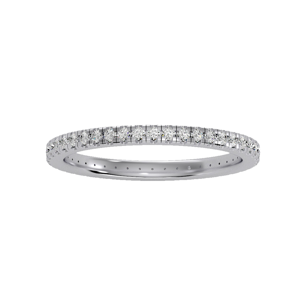 Cherry Eternity Band In 925 Sterling Silver - Three