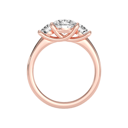 Chief Halo Solitaire Ring In 925 Sterling Silver - Ten