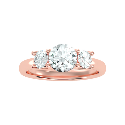 Chief Halo Solitaire Ring In 925 Sterling Silver - Eleven