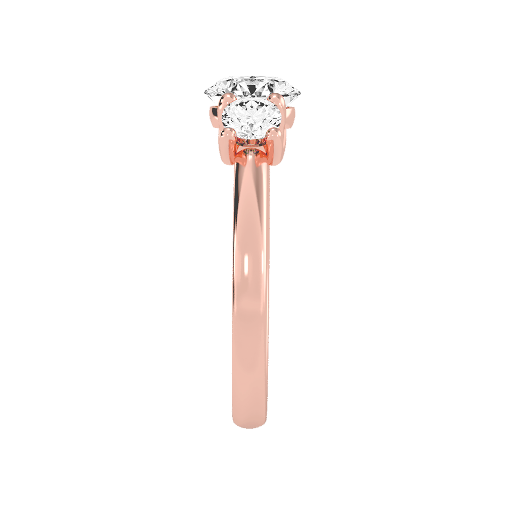 Chief Halo Solitaire Ring In 925 Sterling Silver - Twelve