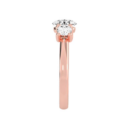 Chief Halo Solitaire Ring In 925 Sterling Silver - Twelve