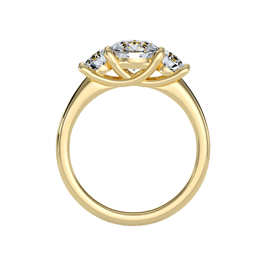 Chief Halo Solitaire Ring - Two
