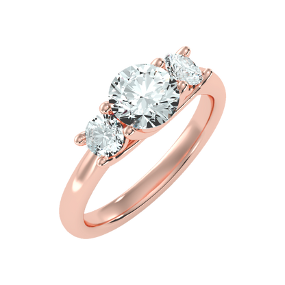 Chief Halo Solitaire Ring In 925 Sterling Silver - Nine