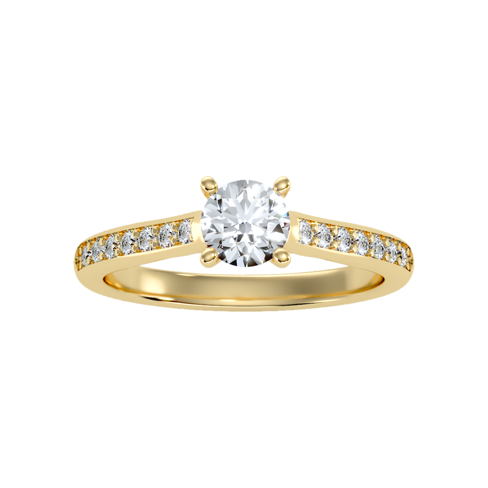 Chintzy Solitaire Ring - Ten