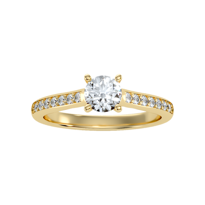 Chintzy Solitaire Ring - Ten