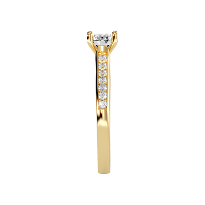 Chintzy Solitaire Ring In 925 Sterling Silver - Eleven