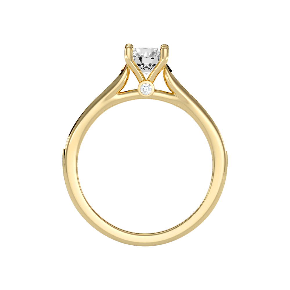 Chintzy Solitaire Ring In 925 Sterling Silver - Twelve