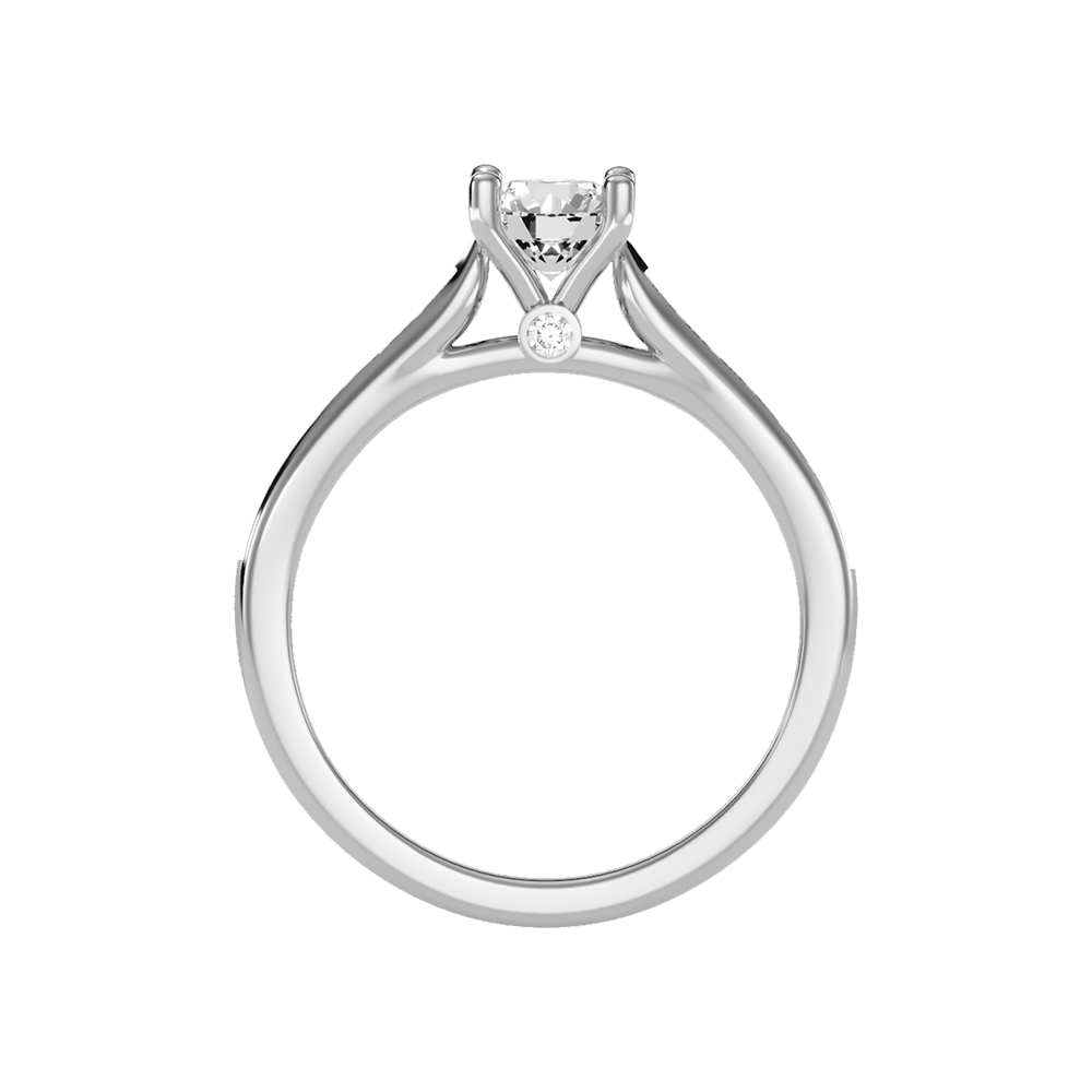 Chintzy Solitaire Ring In 925 Sterling Silver - Two