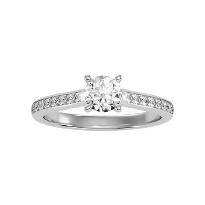 Chintzy Solitaire Ring - Three