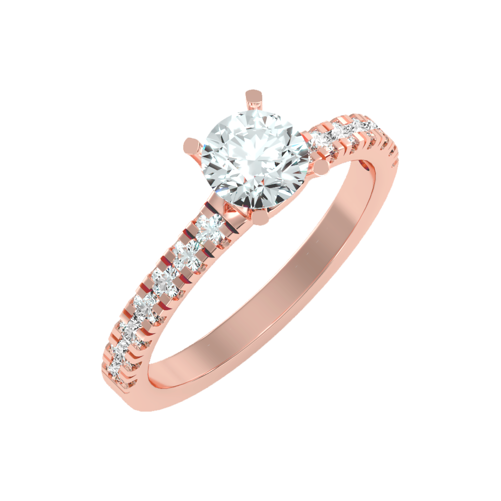 Chintzy Solitaire Ring - Five