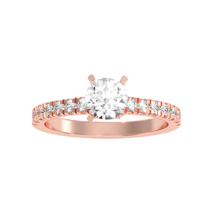 Chintzy Solitaire Ring In 925 Sterling Silver - Seven
