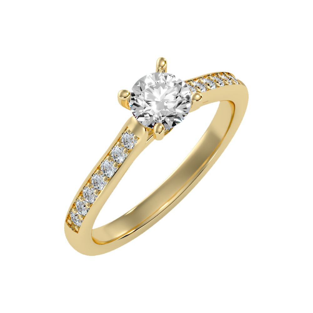 Chintzy Solitaire Ring - Nine