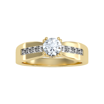Choice Solitaire Ring In 925 Sterling Silver - Three